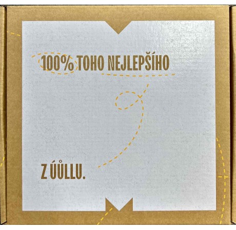 💙 Dárkový balíček - Medovina mandlová, ponožky včelař a zátka na láhev srdce