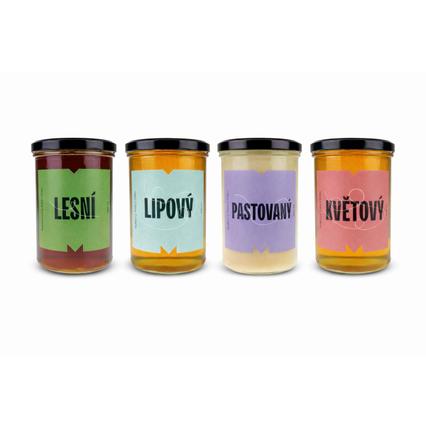 Výhodné balení – 4x Med 0,6 kg