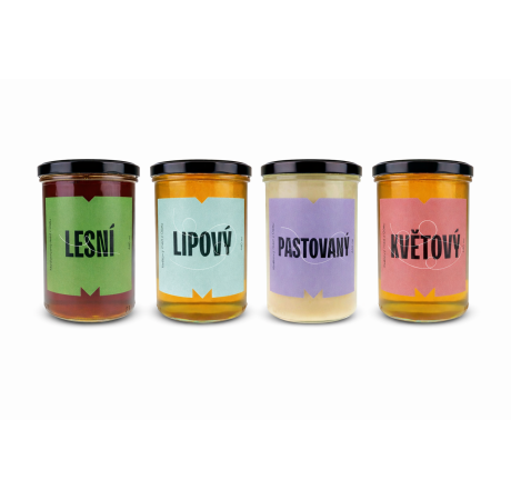 Výhodné balení – 4x Med 0,6 kg