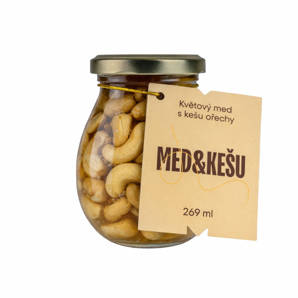 Med květový s kešu ořechy