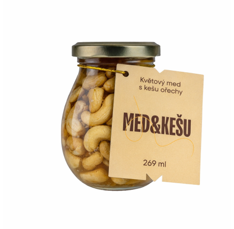 Med květový s kešu ořechy