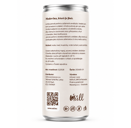 medovINÁ - jemně perlivá medovina 250 ml