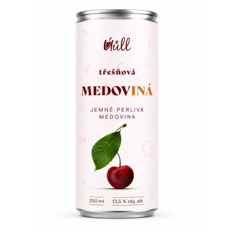 Výhodné balení - 4x jemně perlivá medovINÁ třešnová