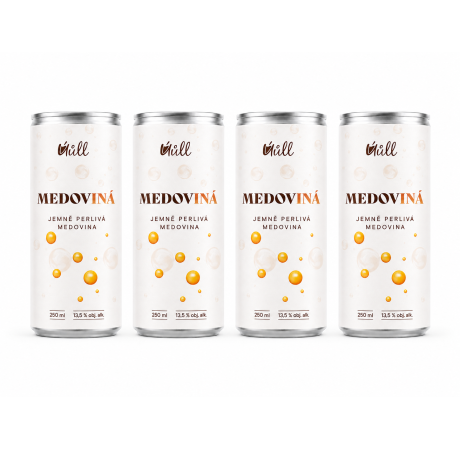 Výhodné balení - 4x jemně perlivá medovINÁ