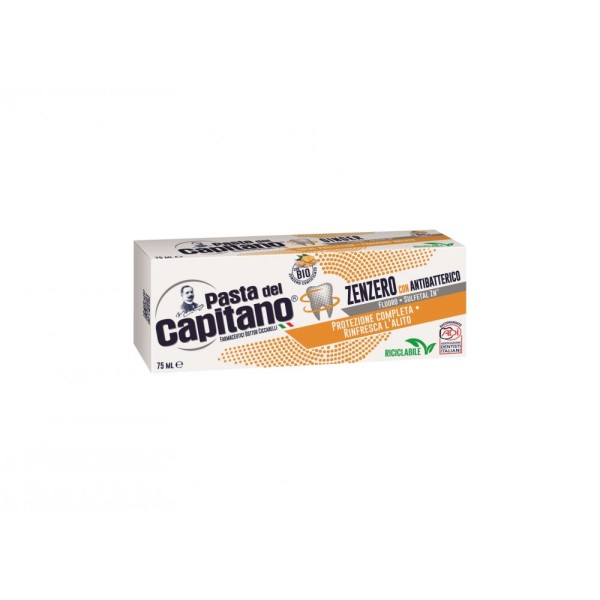 ZENZERO CON ANTIBATTERICO - zubní pasta antibakteriální se zázvorem 75 ml
