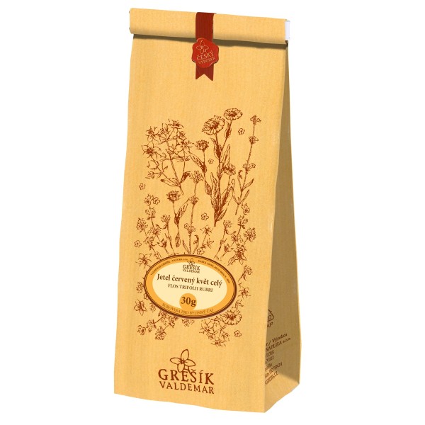 Jetel červený – květ celý 30 g | Grešík