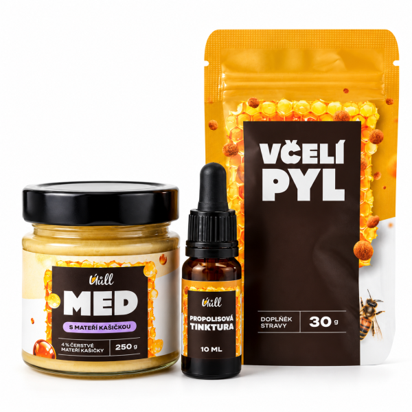 To nejlepší z úlu | Med s mateří kašičkou, včelí pyl a propolis