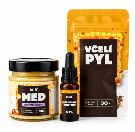 To nejlepší z úlu | Med s mateří kašičkou, včelí pyl a propolis