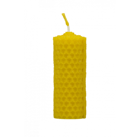 Svíčka z včelího vosku 3 x 6,7 cm – ruční výroba | Uůll