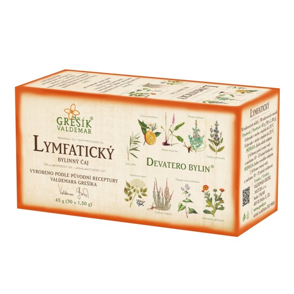 Lymfatický – bylinný čaj 45 g (30 sáčků) | Grešík