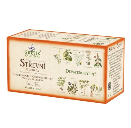 Střevní – bylinný porcovaný čaj 45 g | Grešík