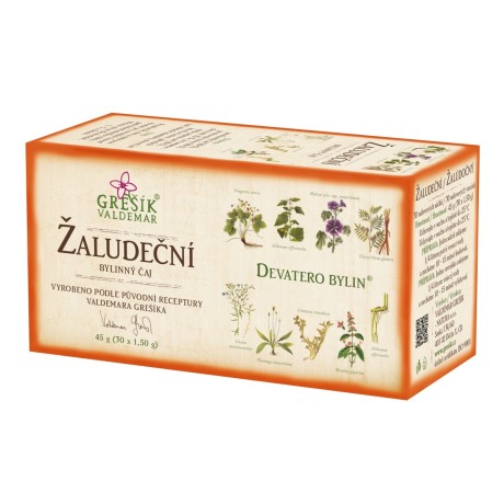 Žaludeční – bylinný porcovaný čaj 45 g | Grešík