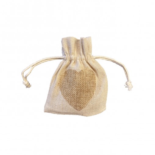 Relaxační koupelová sůl med a kozí mléko v pytlíčku "srdce" Bohemia Herbs