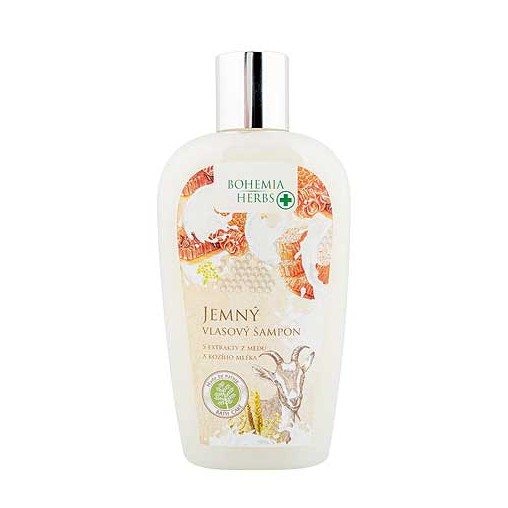 Vlasový šampon med a kozí mléko Bohemia Herbs 250 ml