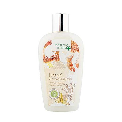Vlasový šampon med a kozí mléko Bohemia Herbs 250 ml