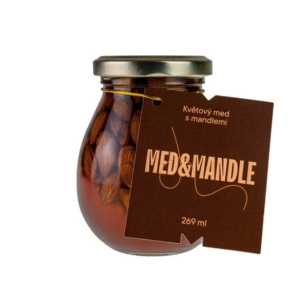 Med květový s mandlemi