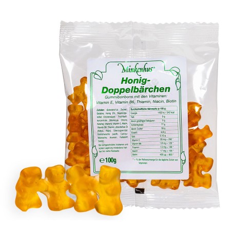 Želatinové bonbóny medvídci s medem a vitamíny