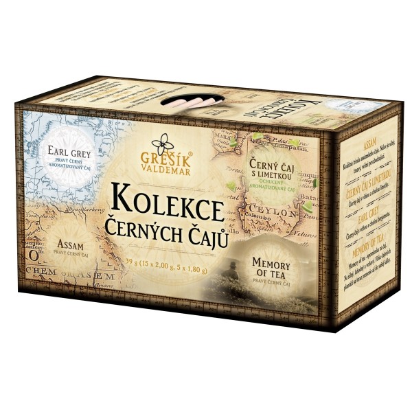 Kolekce Černých čajů 4x5