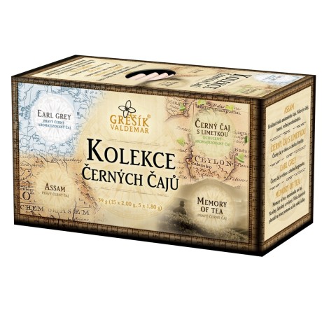 Kolekce Černých čajů 4x5