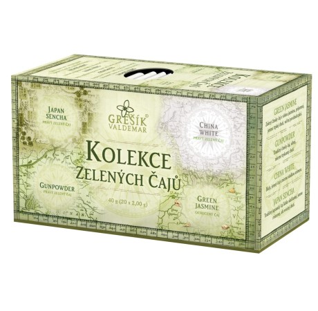 Kolekce Zelených čajů 4x5