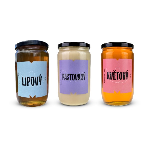 Výhodné balení - 3x Med 1kg