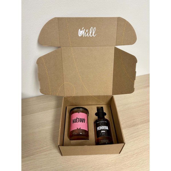 Dárkový balíček - Přírodní medovina a květový med