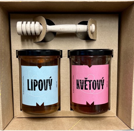 Dárkový balíček - Med lípový a květový