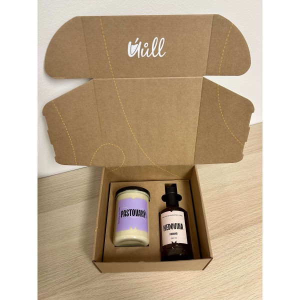 Dárkový balíček - Medovina mandlová a med pastovaný