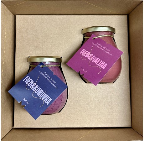 Dárkový balíček - Med & borůvka a Med & malina