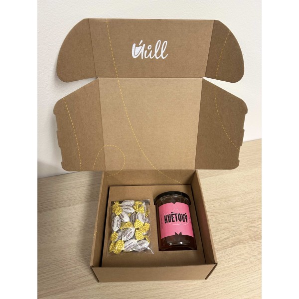 Dárkový balíček - Med květový a Medové bonbony s propolisem