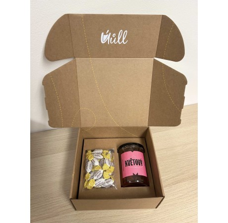 Dárkový balíček - Květový med a bonbony s propolisem