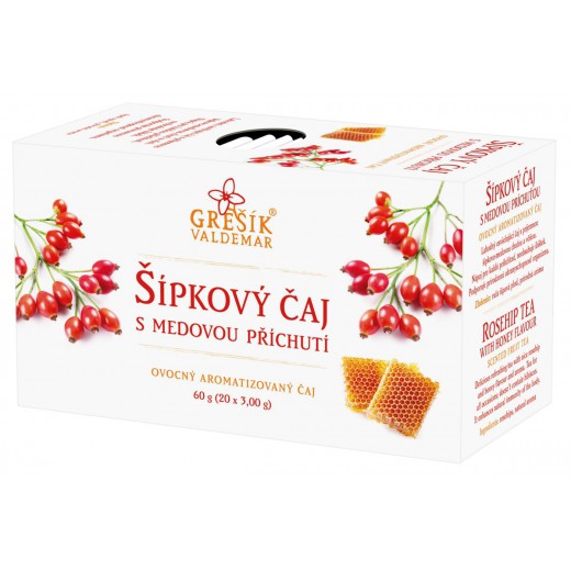 Šípkový čaj s medovou příchutí- exp. 01/2026