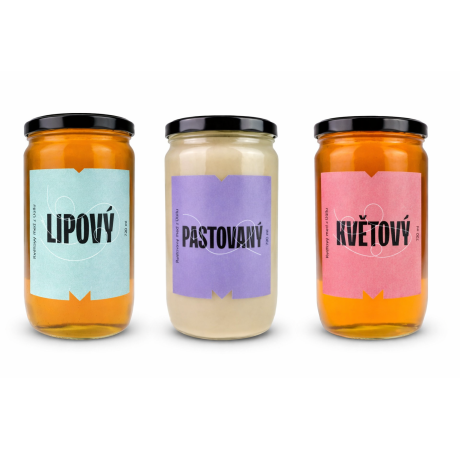 Výhodné balení - 3x Med 1kg