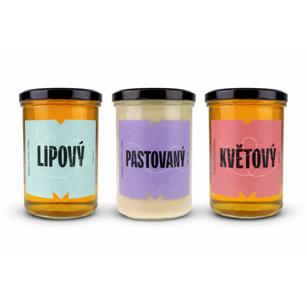 Výhodné balení- 3x Med 0,6kg