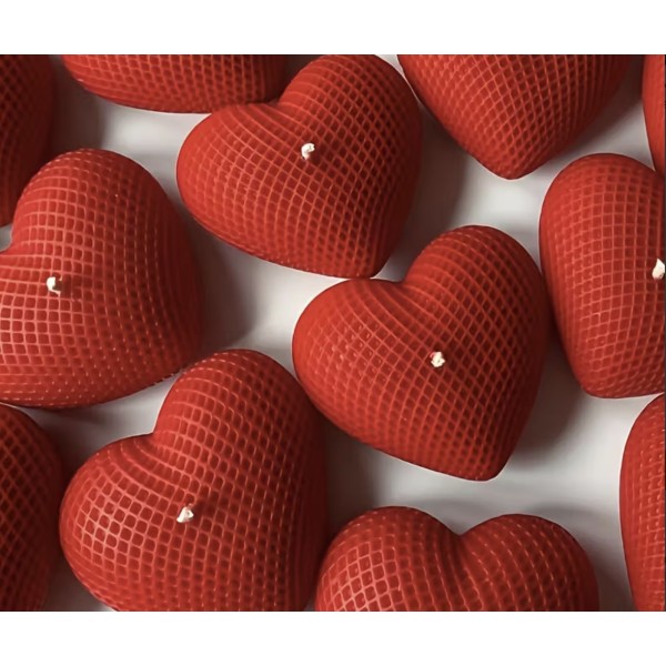 Vonná svíčka ve tvaru srdce