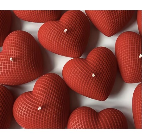 Vonná svíčka ve tvaru srdce