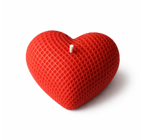 Vonná svíčka ve tvaru srdce