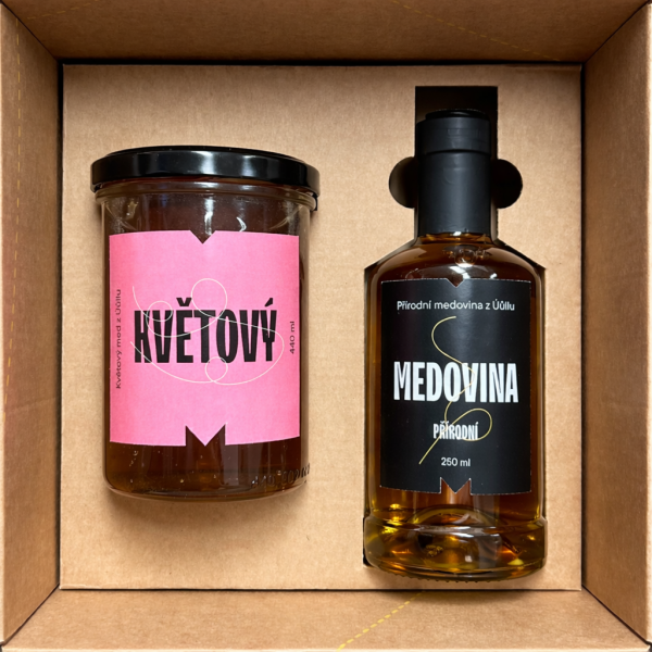 Dárkový balíček - Přírodní medovina a květový med